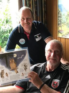 Lutz und Keith von der Ornithologischen Arbeitsgemeinschaft Barnbruch